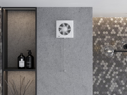 Mexen EXS 120 ventilateur de salle de bain, interrupteur à corde, blanc - W9604-125K-00