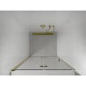 Mexen Lima portes de douche pliantes 70 cm, transparentes, dorées - 856-070-000-50-00