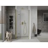 Mexen Lima portes de douche pliantes 70 cm, transparentes, dorées - 856-070-000-50-00