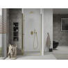 Mexen Lima portes de douche pliantes 90 cm, transparentes, dorées - 856-090-000-50-00