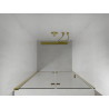 Mexen Lima portes de douche pliantes 90 cm, transparentes, dorées - 856-090-000-50-00