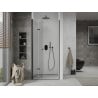 Mexen Lima porte de douche pliable 80 cm, transparent, noir - 856-080-000-70-00