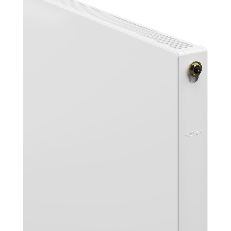 Mexen Flat CCF11 radiateur à panneau 900 x 1000 mm, raccordement central inférieur, 1091 W, blanc - W6C11F-090-100-00