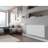 Mexen Flat CCF21 radiateur plat 400 x 800 mm, connexion inférieure centrale, 635 W, blanc - W6C21F-040-080-00