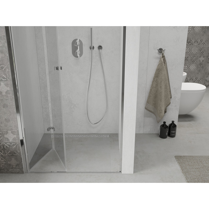 Mexen Lima porte de douche pliante 60 cm, transparente, chromée - 856-060-000-01-00