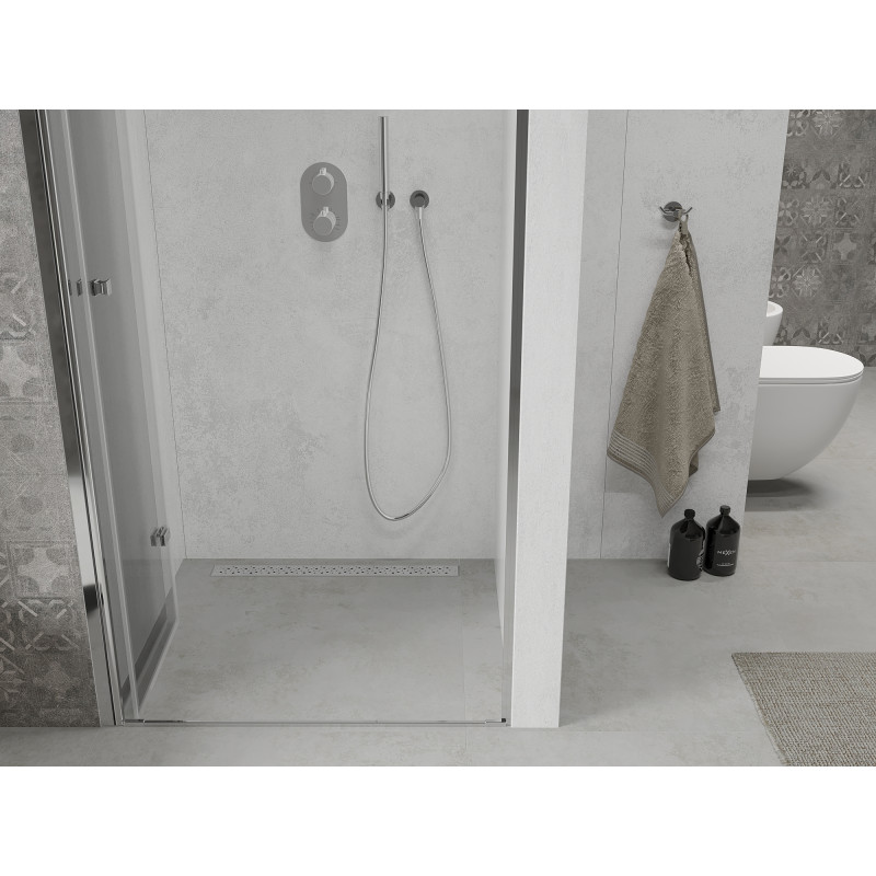 Mexen Lima porte de douche pliante 80 cm, transparent, chrome - 856-080-000-01-00