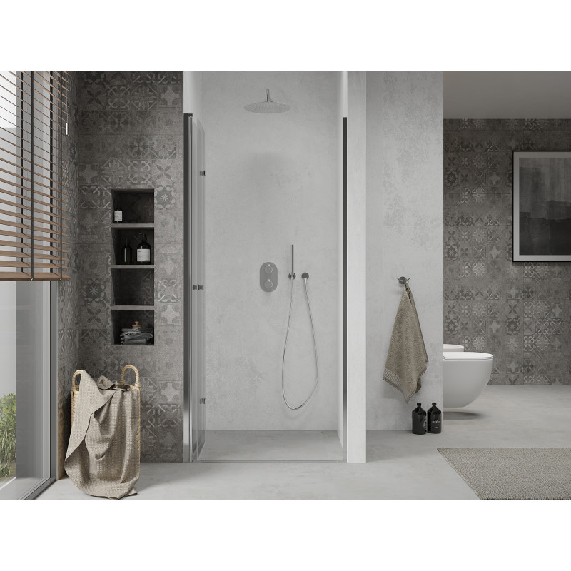 Mexen Lima porte de douche pliante 90 cm, transparent, chrome - 856-090-000-01-00
