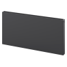 Mexen Flat CF21 radiateur plat 400 x 400 mm, connexion latérale, 318 W, anthracite - W421F-040-040-66