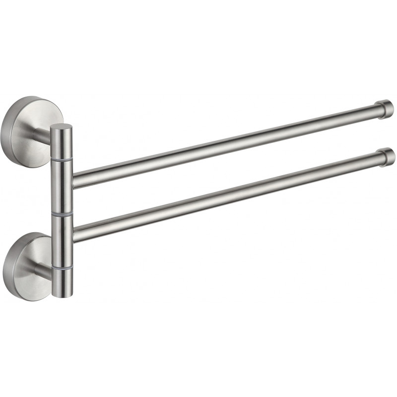 Mexen double porte-serviettes pivotant, chromé - 7039242-00