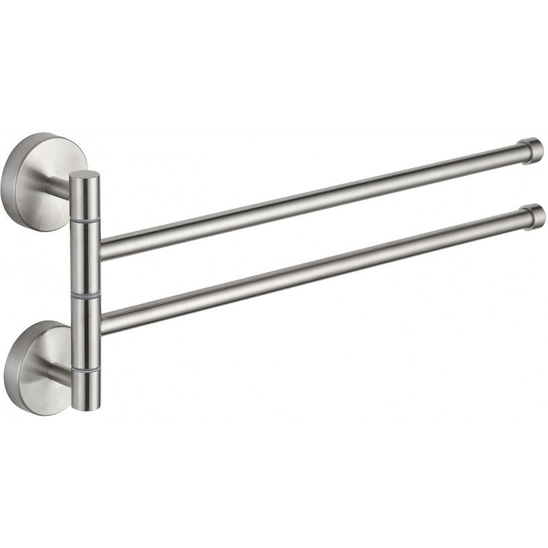 Mexen double porte-serviettes rotatif, Chrome - 7039242-00