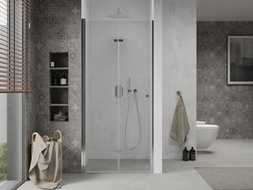 Mexen Lima porte de douche pliante 110 cm, transparent, chrome - 856-110-000-01-00