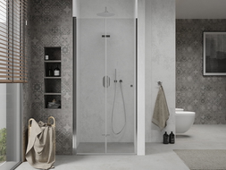 Mexen Lima porte de douche pliante 105 cm, transparent, chrome - 856-105-000-01-00
