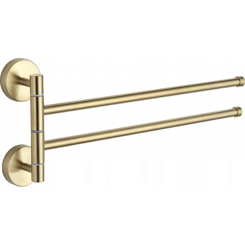 Mexen double porte-serviettes rotatif, Or - 7039242-50