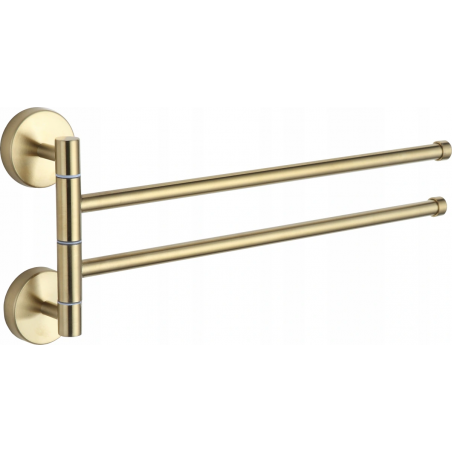 Mexen double porte-serviettes rotatif, Or - 7039242-50