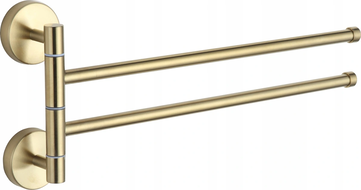 Mexen double porte-serviettes rotatif, Or - 7039242-50