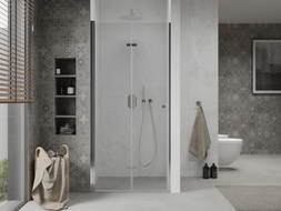 Mexen Lima porte de douche pliante 115 cm, transparente, chrome - 856-115-000-01-00