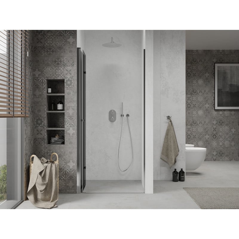 Mexen Lima portes de douche pliantes 120 cm, graphite, chrome - 856-120-000-01-40