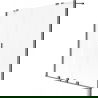 Mexen Velar Duo paroi de baignoire 2 volets coulissants 140 x 150 cm, dépoli, gun gray brossé - 896-140-000-32-66