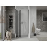 Mexen Lima porte de douche pliable 100 cm, graphite, chrome - 856-100-000-01-40