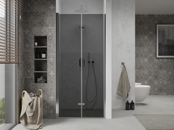 Mexen Lima porte de douche pliante 100 cm, graphite, chrome - 856-100-000-01-40