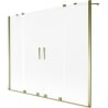 Mexen Velar Duo paroi de baignoire 2 volets coulissants 170 x 150 cm, givré, doré - 896-170-000-32-50