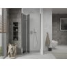 Mexen Lima porte de douche pliante 90 cm, graphite, chrome - 856-090-000-01-40