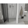 Mexen Lima porte de douche pliante 90 cm, graphite, chrome - 856-090-000-01-40
