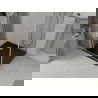 Mexen Lima cabine de douche pliante 80 x 80 cm, transparente, chrome + receveur Flat, noir - 856-080-080-01-00-4070