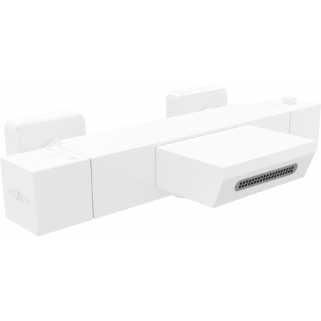 Robinet de baignoire thermostatique Mexen Cube, blanc - 77360-20