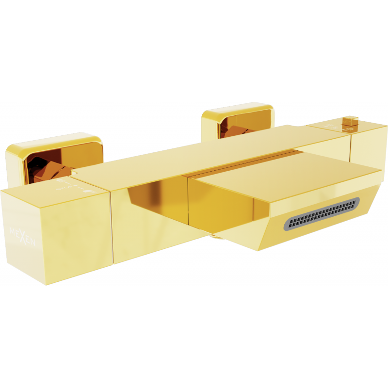 Baignoire thermorégulatrice Mexen Cube, or - 77360-50