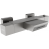 Mitigeur thermostatique de baignoire Mexen Cube, graphite - 77360-66
