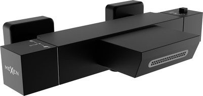 Baignoire thermostatique Mexen Cube, noir - 77360-70 Baignoire thermostatique Mexen Cube, noir - 77360-70
