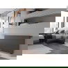 Mexen Line CVL21 radiateur plat 400 x 1300 mm, raccordement par le bas, 1032 W, anthracite - W621L-040-130-66
