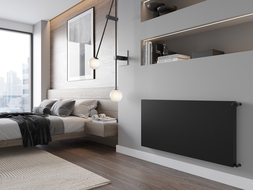 Mexen Flat CF11 radiateur à plaques 900 x 800 mm, raccordement latéral, 873 W, noir - W411F-090-080-70