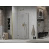 Mexen Lima cabine de douche pliante 80 x 90 cm, transparente, or - 856-080-090-50-00