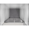 Mexen Exo-B Duo portes de douche doubles pivotantes 70 cm, transparentes, chromées - 814-070-000-01-00