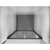 Mexen Exo-B Duo porte de douche double pivotante 90 cm, transparent, noir - 814-090-000-70-00