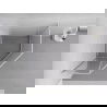 Mexen Exo cabine de douche pentagonale pivotante 80 x 80 cm, transparent, chrome - 812-080-080-01-00