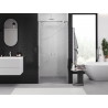 Mexen Exo-BR Duo portes de douche pivotantes doubles 100 cm, transparent, chromé - 8182-100-000-01-00