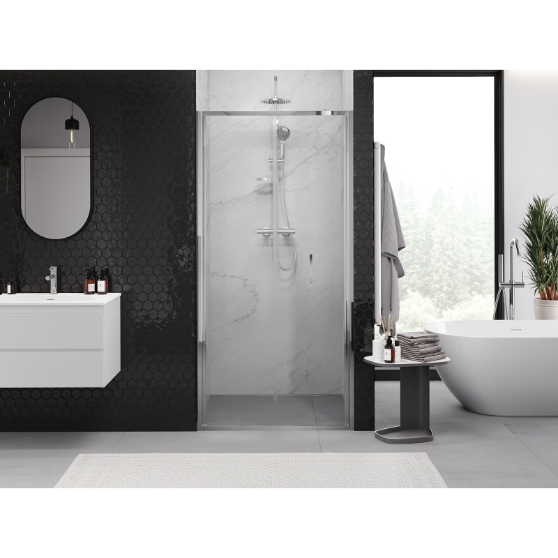 Mexen Exo porte de douche pliante 90 cm, transparent, chrome - 816-090-000-01-00