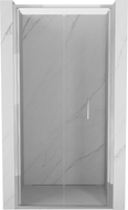 Mexen Exo-F portes de douche pliantes 100 cm, transparentes, chrome - 816-100-000-01-00