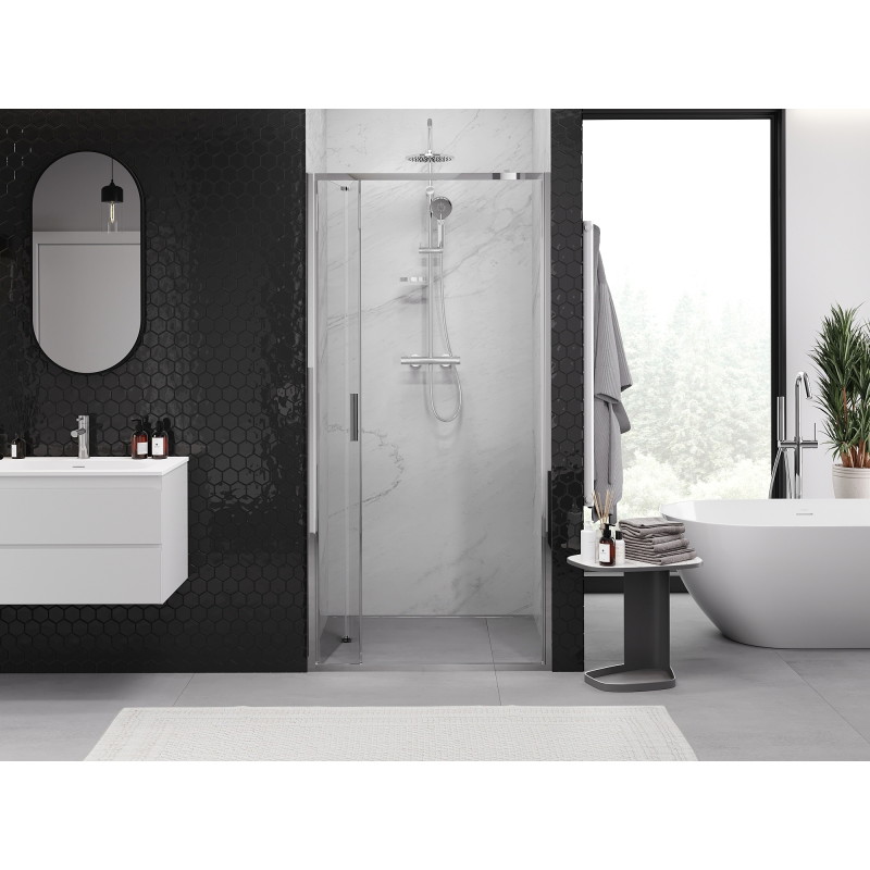 Mexen Exo-F porte de douche pliante 95 cm, transparente, chrome - 816-095-000-01-00