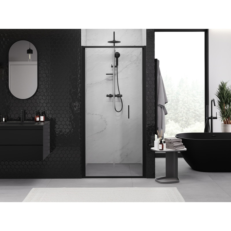 Mexen Exo-F porte de douche pliante 60 cm, transparent, noir - 816-060-000-70-00