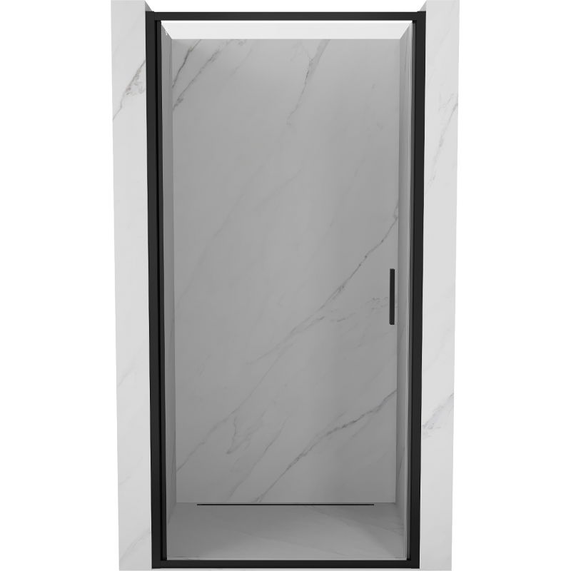 Mexen Exo porte de douche pivotante 60 cm, transparent, noir - 817-060-000-70-00