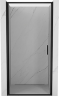 Mexen Exo-B portes de douche pivotantes 95 cm, transparentes, noires - 817-095-000-70-00