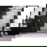 Mexen Exo portes de douche pivotantes 95 cm, transparentes, noires - 817-095-000-70-00