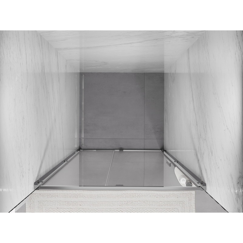 Mexen Exo-R porte de douche pivotante 95 cm, transparent, chrome - 819-095-000-01-00