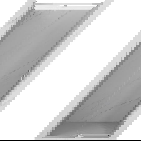 Mexen Exo porte de douche battante 120 cm, transparent, chrome - 819-120-000-01-00