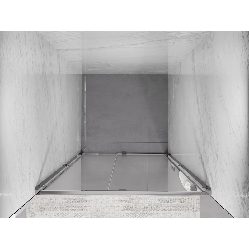 Mexen Exo porte de douche pivotante 115 cm, transparent, chrome - 819-115-000-01-00