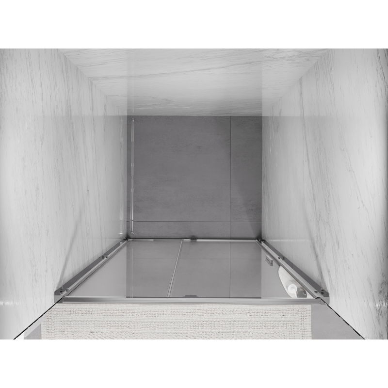 Mexen Exo porte de douche pivotante 120 cm, transparent, chrome - 819-120-000-01-00
